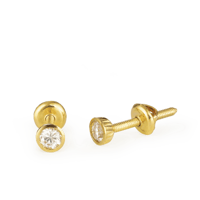 22ct Solitaire CZ Stud 22ct Solitaire CZ Stud