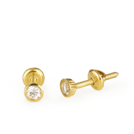 22ct Solitaire CZ Stud 22ct Solitaire CZ Stud