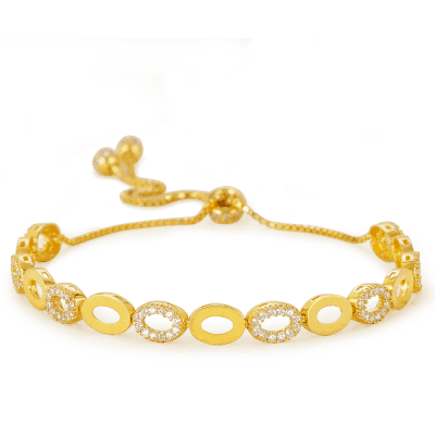 22ct Gold Round Halo CZ Drop Earrings 22ct Gold Round Halo CZ Drop Earrings