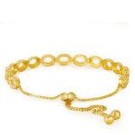 22 ayar altın CZ oval boncuklu bileklik 22 ayar altın CZ oval boncuklu bileklik