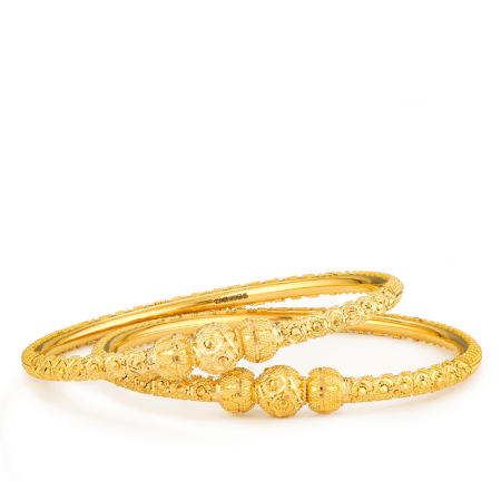 22ct Gold Jali Kada Bangles 22ct Gold Jali Kada Bangles