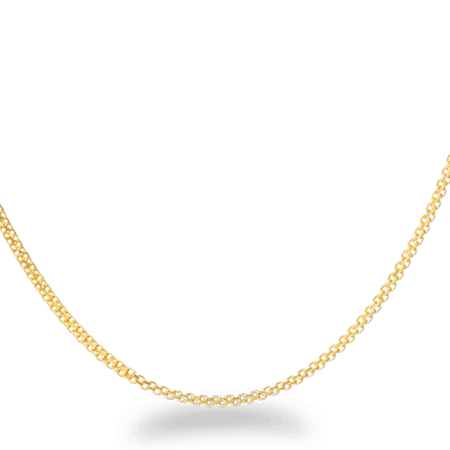 18 Inches Flat Chain in 22ct Yellow Gold 18 Inches Flat Chain in 22ct Yellow Gold