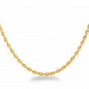16 Inches Rope Chain in 22ct Yellow Gold