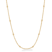 22 Ayar Altın Boncuklu Gelin Zinciri 18 İnç 22 Ayar Altın Boncuklu Gelin Zinciri 18 İnç