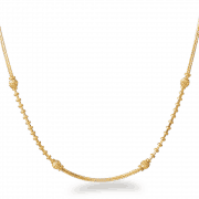 22 Ayar Altın Boncuklu Gelin Zinciri 18 İnç 22 Ayar Altın Boncuklu Gelin Zinciri 18 İnç