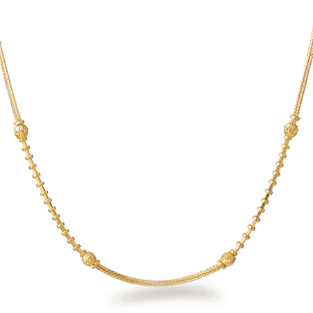 22ct Gold Beaded Bridal Chain 18 Inches 22ct Gold Beaded Bridal Chain 18 Inches