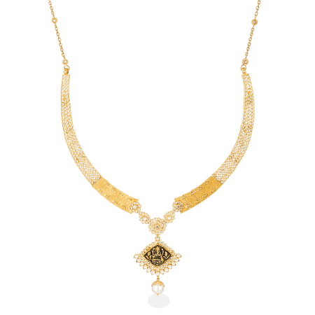 22ct Gold Polki Necklace