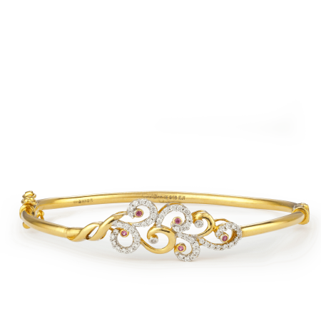 22ct Gold Oval Orbit CZ Bracelet 22ct Gold Oval Orbit CZ Bracelet