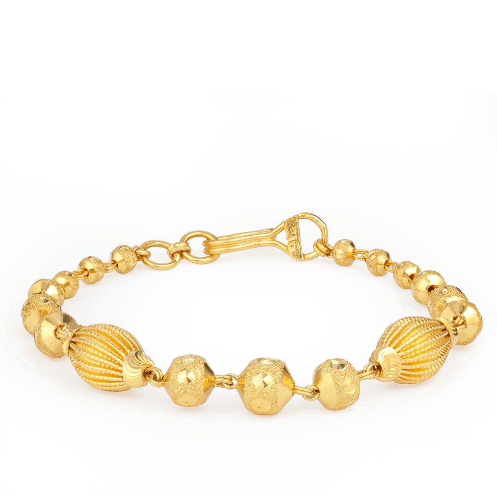 سوار من الذهب عيار 22 قيراط ذهبي بيضاوي الشكل على شكل حرف CZ سوار من الذهب عيار 22 قيراط ذهبي بيضاوي الشكل على شكل حرف CZ