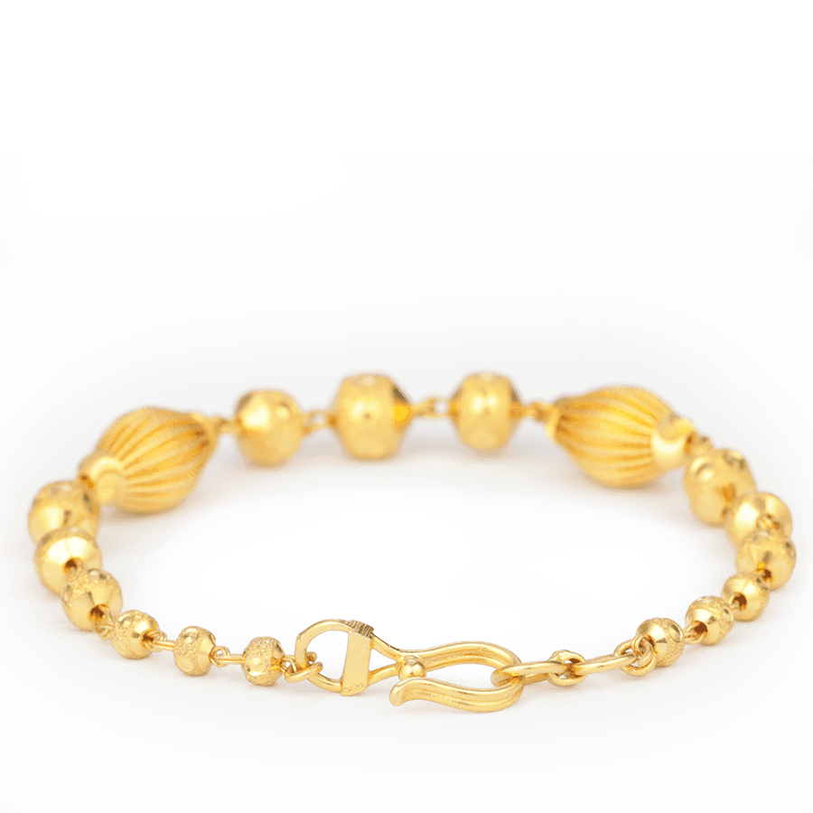 سوار من الذهب عيار 22 قيراط ذهبي بيضاوي الشكل على شكل حرف CZ سوار من الذهب عيار 22 قيراط ذهبي بيضاوي الشكل على شكل حرف CZ