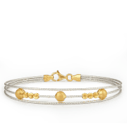 22 ayar altın oval orbit CZ bilezik 22 ayar altın oval orbit CZ bilezik