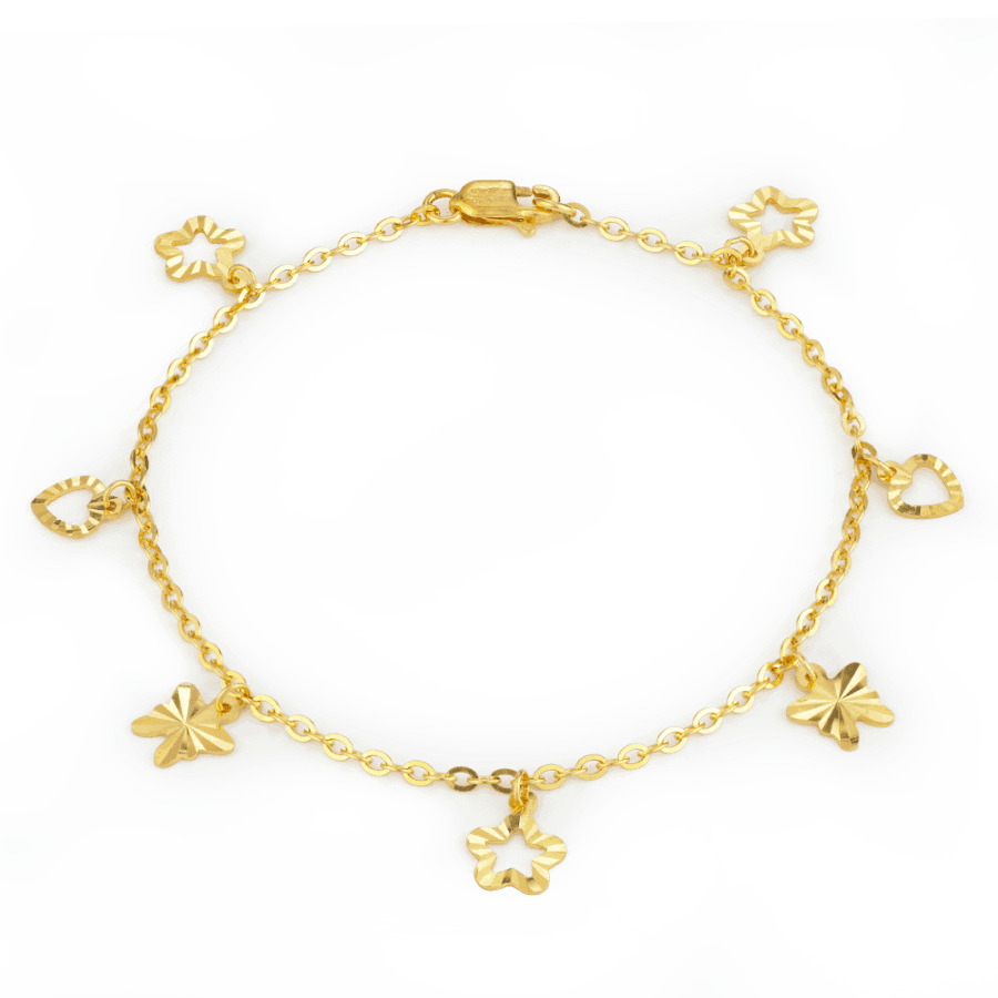 22 ayar altın oval orbit CZ bilezik 22 ayar altın oval orbit CZ bilezik