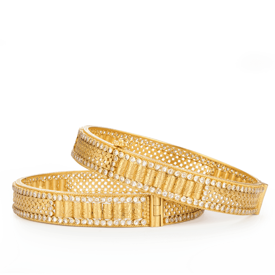 22ct Gold Oval Orbit CZ Bracelet 22ct Gold Oval Orbit CZ Bracelet