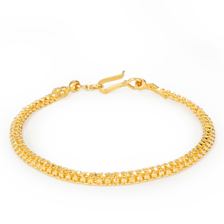 22ct Gold Oval Orbit CZ Bracelet 22ct Gold Oval Orbit CZ Bracelet