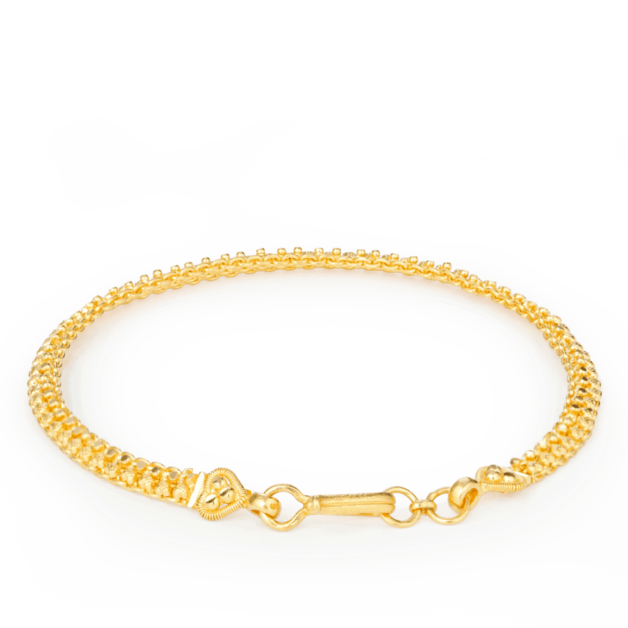 22 ayar altın oval orbit CZ bilezik 22 ayar altın oval orbit CZ bilezik