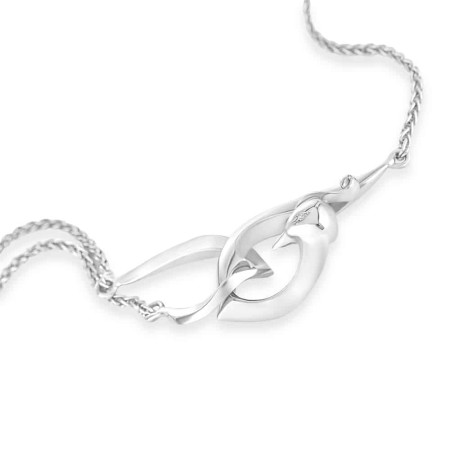 Vinyasa Bracelet in Natural White Gold