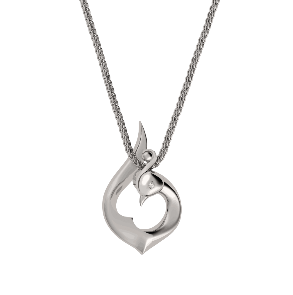 Vinyasa Collection 18ct White Gold Earring