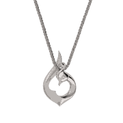 Vinyasa Collection 18ct White Gold Earring