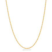 22Kt Gelbgold Rope Kette 20 Zoll
