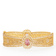 سوار حلية القلب الذهبي عيار 22 قيراط سوار حلية القلب الذهبي عيار 22 قيراط