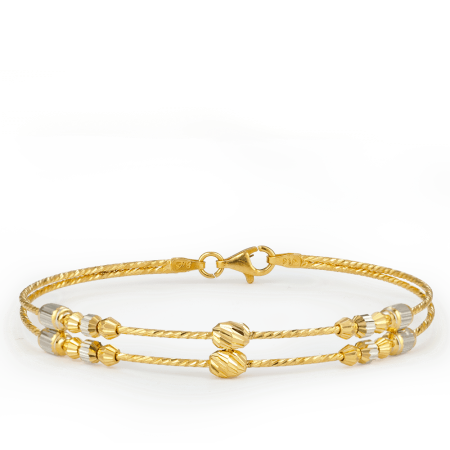 22ct Gold Heart charm Bracelet 22ct Gold Heart charm Bracelet