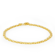 سوار حلية القلب الذهبي عيار 22 قيراط سوار حلية القلب الذهبي عيار 22 قيراط