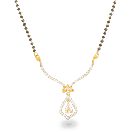 22ct Gold CZ Tanmania Pendant Mangalsutra 22ct Gold CZ Tanmania Pendant Mangalsutra