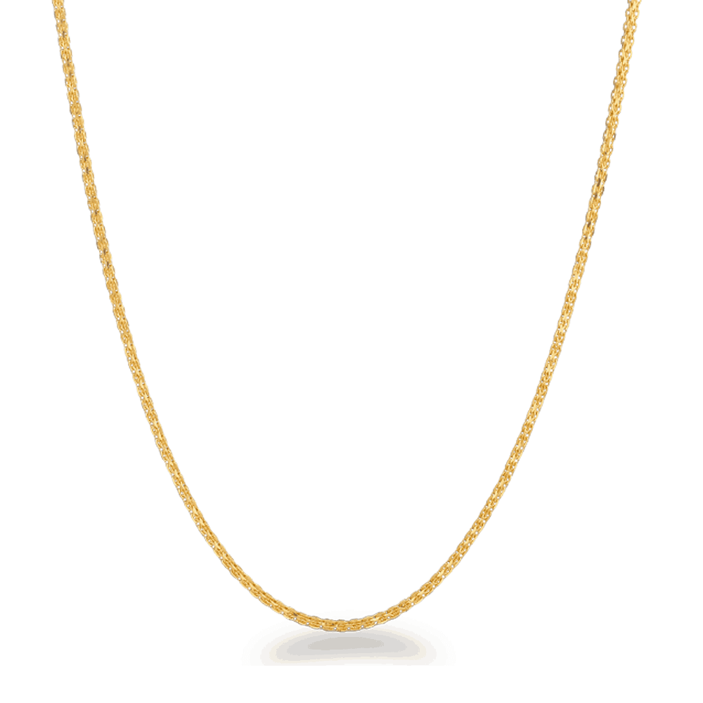 22 İnç 22 Ayar Altın İnce Halat Zincir Kolye 22 İnç 22 Ayar Altın İnce Halat Zincir Kolye