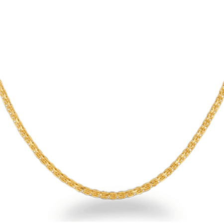 22ct Gold Fine Rope Chain Necklace in 22 Inches 22ct Gold Fine Rope Chain Necklace in 22 Inches