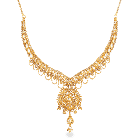 22ct Gold Kundan Polki Bridal Necklace 22ct Gold Kundan Polki Bridal Necklace