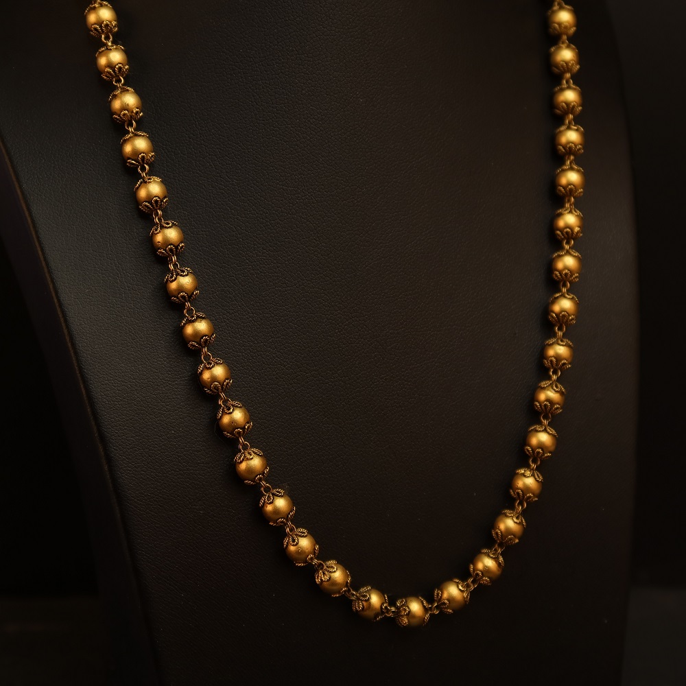 22ct Gold Armari Mala Halskette | 16 Zentimeter
