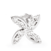 18ct White Gold Nose Pin 18ct White Gold Nose Pin