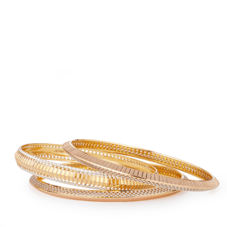 22K Gold Bangle Kada Set 22K Gold Bangle Kada Set