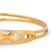 سوار من الذهب عيار 22 قيراط من الكادا الفاخر الحديث سوار من الذهب عيار 22 قيراط من الكادا الفاخر الحديث