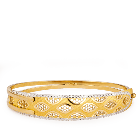 22ct Gold Kada Fancy Modern Bangle 22ct Gold Kada Fancy Modern Bangle