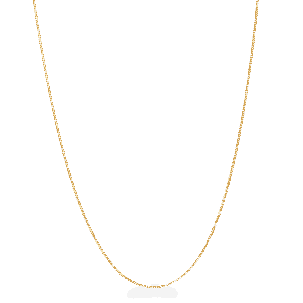 سلسلة ذيل الثعلب 22 قيراط في 16 بوصة سلسلة ذيل الثعلب 22 قيراط في 16 بوصة