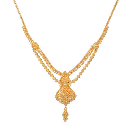 22ct Gold Bridal Necklace in Filigree Design 22ct Gold Bridal Necklace in Filigree Design
