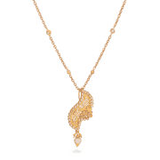 Anusha 22ct Gold Anhänger mit Polki Steinen