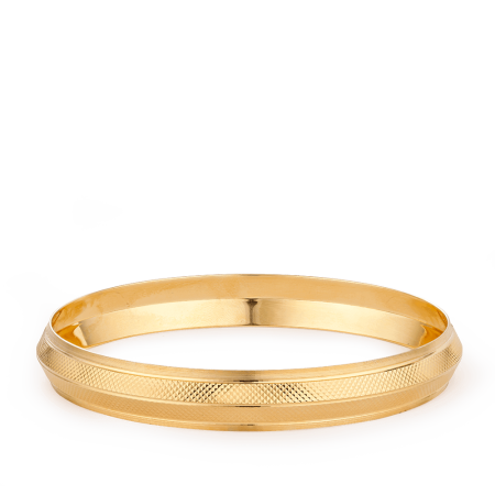 22ct Gold Classic Diamond Cut Men’s Kada 22ct Gold Classic Diamond Cut Men’s Kada