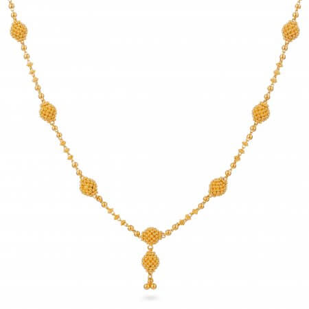 22ct Gold Ball Necklace 22ct Gold Ball Necklace