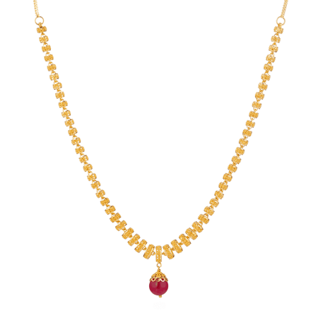 22ct Gold Heritage Drop Bridal Necklace