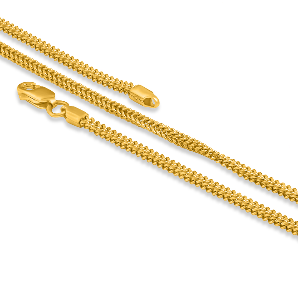 22ct Gold Sleek Fuchsschwanz Kette 1,7mm | 18 Zoll 22ct Gold Sleek Fuchsschwanz Kette 1,7mm | 18 Zoll