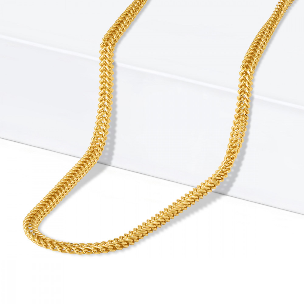 22ct Gold Sleek Fuchsschwanz Kette 1,7mm | 18 Zoll 22ct Gold Sleek Fuchsschwanz Kette 1,7mm | 18 Zoll