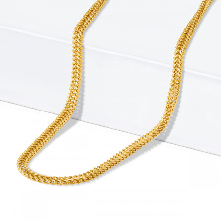 22ct Gold Sleek Fuchsschwanz Kette 1,7mm | 18 Zoll 22ct Gold Sleek Fuchsschwanz Kette 1,7mm | 18 Zoll