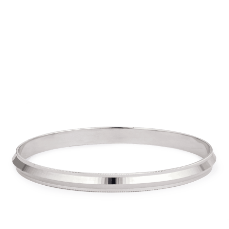 Mens Kara in 18ct white gold with Rhodium Plating Mens Kara in 18ct white gold with Rhodium Plating