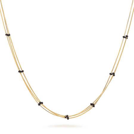 22ct Black Beaded Mangalsutra Chain 22ct Black Beaded Mangalsutra Chain