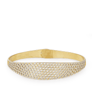 سوار من الذهب عيار 22 قيراط بلمسة نهائية من الروديوم سوار من الذهب عيار 22 قيراط بلمسة نهائية من الروديوم