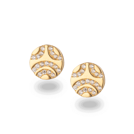 Classic Round 22ct Indian Gold Earring Classic Round 22ct Indian Gold Earring