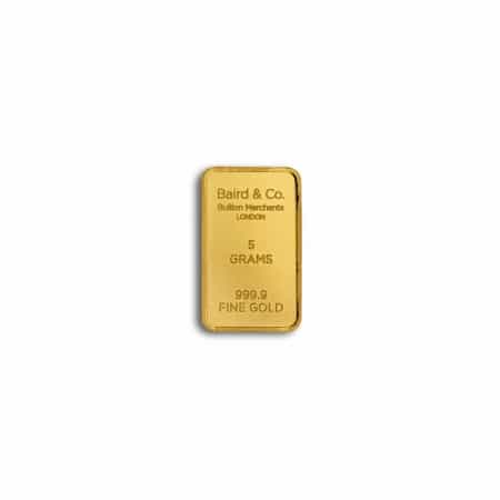 24ct Gold Minted Bar in 5grm 24ct Gold Minted Bar in 5grm