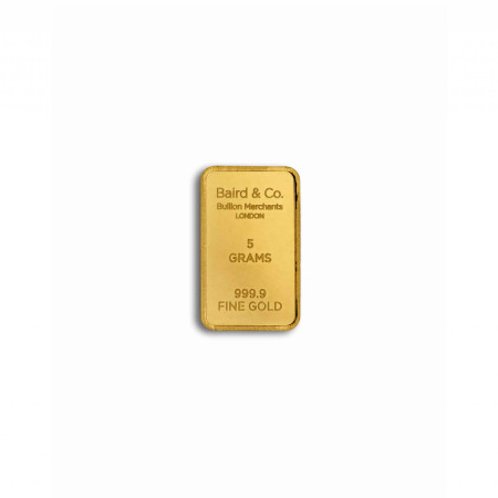 24ct Gold Minted Bar in 5grm 24ct Gold Minted Bar in 5grm